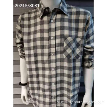 High Quality Black and White Checks Men's Shirts